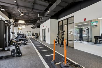 Modern fitness center